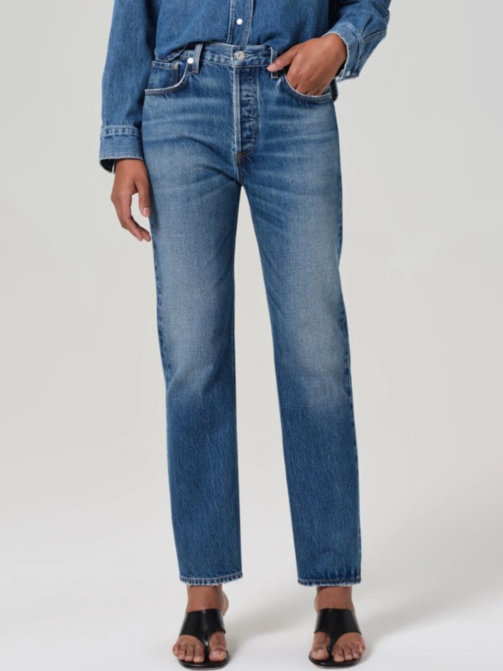 Citizens of Humanity Premium Vintage Blue Straight Leg Jeans Size 26